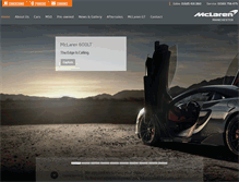 Tablet Screenshot of manchester.mclaren.com