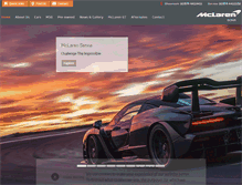 Tablet Screenshot of doha.mclaren.com