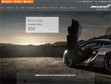 Tablet Screenshot of newportbeach.mclaren.com