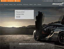 Tablet Screenshot of milan.mclaren.com